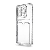 Чехол для Apple iPhone 16 Pro Max PromiseMobile силиконовый с картхолдером <прозрачный> ― Оптовый PromiseMobile