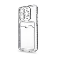 Чехол для Apple iPhone 16 Pro PromiseMobile силиконовый с картхолдером <прозрачный> ― Оптовый PromiseMobile
