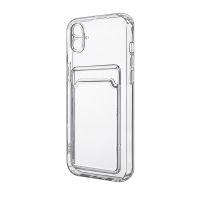 Чехол для Apple iPhone 16 PromiseMobile силиконовый с картхолдером <прозрачный> ― Оптовый PromiseMobile