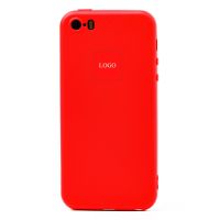 Чехол для Apple iPhone 5, iPhone 5s, iPhone SE силиконовый Soft Touch 2 <красный> (премиум) ― Оптовый PromiseMobile