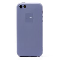 Чехол для Apple iPhone 5, iPhone 5s, iPhone SE силиконовый Soft Touch 2 <серый> (премиум) ― Оптовый PromiseMobile