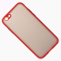 Чехол для Apple iPhone 6, iPhone 6s пластиковый с окантовкой <красный> ― Оптовый PromiseMobile