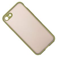 Чехол для Apple iPhone 7, 8, SE 2020, SE 2022 пластиковый с окантовкой <зеленый> ― Оптовый PromiseMobile