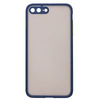 Чехол для Apple iPhone 7 Plus, 8 Plus пластиковый с окантовкой <темно-синий> ― Оптовый PromiseMobile