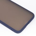 Чехол для Apple iPhone 7 Plus, 8 Plus пластиковый с окантовкой <темно-синий>