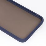 Чехол для Apple iPhone 7 Plus, 8 Plus пластиковый с окантовкой <темно-синий>