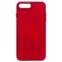 Чехол для Apple iPhone 7 Plus, iPhone 8 Plus силиконовый матовый №6 <красный> ― Оптовый PromiseMobile