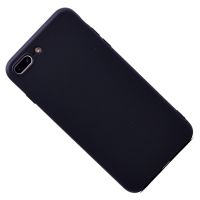 Чехол для Apple iPhone 7 Plus, iPhone 8 Plus силиконовый Soft Touch 4 <черный> ― Оптовый PromiseMobile
