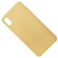 Чехол для Apple iPhone X, iPhone Xs силиконовый Soft Touch <желтый> (премиум) ― Оптовый PromiseMobile