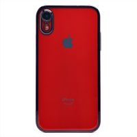 Чехол для Apple iPhone XR пластиковый с закрытой камерой <черный> ― Оптовый PromiseMobile