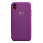 Чехол для Apple iPhone XR силиконовый Soft Touch <фиолетовый> (премиум)