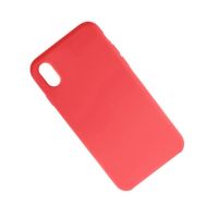 Чехол для Apple iPhone X, iPhone Xs PromiseMobile силиконовый Soft Touch <красный> ― Оптовый PromiseMobile