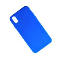 Чехол для Apple iPhone X, iPhone Xs PromiseMobile силиконовый Soft Touch <синий> ― Оптовый PromiseMobile