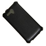Чехол для Fly IQ4502 флип кожзам №1 <черный>