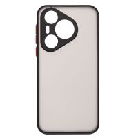 Чехол для Huawei Pura 70 (ADY-LX9) пластиковый с окантовкой <черный> ― Оптовый PromiseMobile