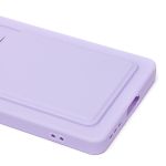 Чехол для Infinix GT 20 Pro (X6871) силиконовый с картхолдером №9 <светло-фиолетовый>