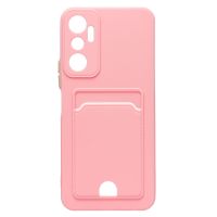 Чехол для Infinix Hot 20 (X6826B) силиконовый с картхолдером №6 <розовый> ― Оптовый PromiseMobile