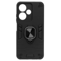 Чехол для Infinix Hot 30i (X669D) силиконовый противоударный с кольцом <черный> ― Оптовый PromiseMobile