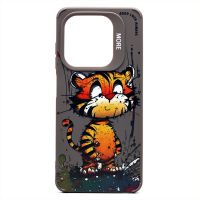 Чехол для Infinix Hot 40i (X6528B) силиконовый (рис. 335/тигр) <серый> ― Оптовый PromiseMobile