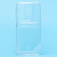 Чехол для Infinix Hot 40i (X6528B) силиконовый с картхолдером №2 <прозрачный> ― Оптовый PromiseMobile