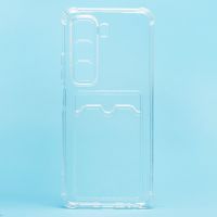 Чехол для Infinix Hot 50 (X6882) силиконовый с картхолдером №2 <прозрачный> ― Оптовый PromiseMobile