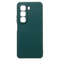 Чехол для Infinix Hot 50 (X6882) силиконовый Soft Touch 4 <темно-зеленый> ― Оптовый PromiseMobile