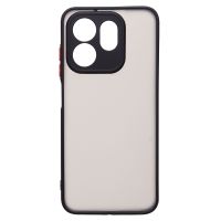 Чехол для Infinix Hot 50i (X6531B) пластиковый с окантовкой <черный> ― Оптовый PromiseMobile