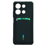 Чехол для Infinix Note 30 (X6833B) силиконовый с картхолдером №4 <зеленый>