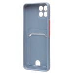 Чехол для Infinix Smart 6 HD (X6512) силиконовый с картхолдером №6 <серый>