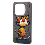 Чехол для Infinix Smart 8 (X6525), 8 Pro (X6525B), Tecno Spark 20 (KJ5), 20C (BG7n) силиконовый (рис. 335/тигр) <серый>
