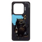 Чехол для Infinix Smart 8 (X6525), 8 Pro (X6525B), Tecno Spark 20 (KJ5), 20C (BG7n) силиконовый (рис. 335/черный кот) <черный>