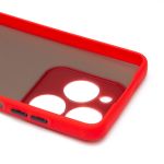 Чехол для Infinix Smart 8 (X6525), 8 Pro (X6525B), Tecno Spark 20 (KJ5), 20C (BG7n) пластиковый с окантовкой <красный>