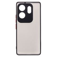 Чехол для Infinix Zero 30 (X6731B) пластиковый с окантовкой <черный> ― Оптовый PromiseMobile