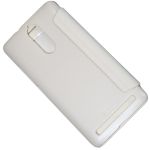 Чехол для Lenovo Vibe K5 Note флип боковой пластик-кожзам с окошком Nillkin Sparkle <белый>