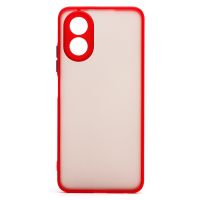 Чехол для Oppo A18 (CPH2591), A38 (CPH2579) пластиковый с окантовкой <красный> ― Оптовый PromiseMobile