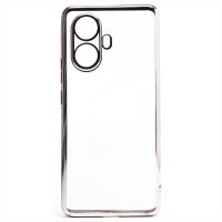 Чехол для Realme 10 Pro+ (RMX3686) силиконовый ультратонкий Pilot <серебристый> ― Оптовый PromiseMobile