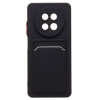 Чехол для Realme 12 5G (RMX3999) силиконовый с картхолдером №9 <черный> ― Оптовый PromiseMobile