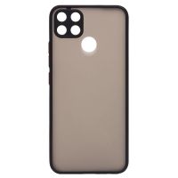 Чехол для Realme C25 (RMX3191), C25s (RMX3195) пластиковый с окантовкой <черный> ― Оптовый PromiseMobile