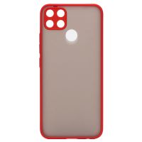 Чехол для Realme C25 (RMX3191), C25s (RMX3195) пластиковый с окантовкой <красный> ― Оптовый PromiseMobile