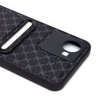 Чехол для Realme C30 (RMX3581), Narzo 50i Prime (RMX3506) силиконовый с картхолдером №8 <черный>