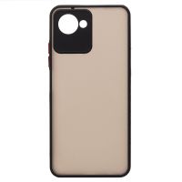 Чехол для Realme C30 (RMX3581), Narzo 50i Prime (RMX3506) пластиковый с окантовкой <черный> ― Оптовый PromiseMobile