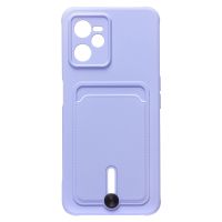 Чехол для Realme C35 (RMX3511) силиконовый с картхолдером №4 <фиолетовый> ― Оптовый PromiseMobile