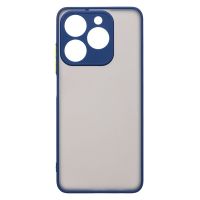 Чехол для Realme C61 (RMX3930) пластиковый с окантовкой <темно-синий> ― Оптовый PromiseMobile