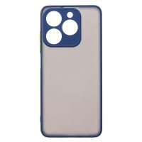 Чехол для Realme C63 (RMX3939) пластиковый с окантовкой <темно-синий> ― Оптовый PromiseMobile