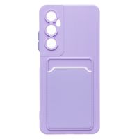 Чехол для Realme C65 (RMX3910) силиконовый с картхолдером №9 <светло-фиолетовый> ― Оптовый PromiseMobile