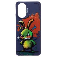 Чехол для Realme C67 (RMX3890) силиконовый (рис. 335/заяц) <темно-синий> ― Оптовый PromiseMobile