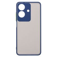 Чехол для Realme Note 60 (RMX3933), 60x (RMX3938) пластиковый с окантовкой <темно-синий> ― Оптовый PromiseMobile