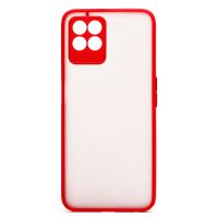 Чехол для Realme 8i (RMX3151) пластиковый с окантовкой <красный> ― Оптовый PromiseMobile