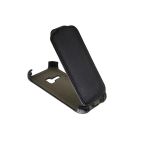 Чехол для Samsung S6310, S6312 (Galaxy Young) флип кожзам №1 <черный>