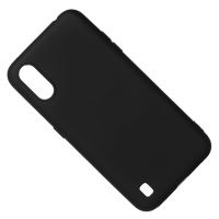 Чехол для Samsung SM-A015F (Galaxy A01), SM-M015F (Galaxy M01) силиконовый Soft Touch 2 <черный> ― Оптовый PromiseMobile